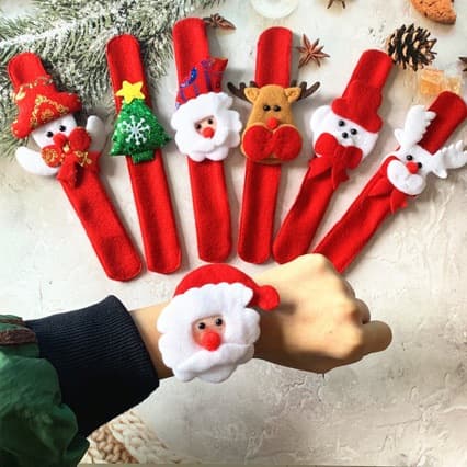 Cross-border Christmas cartoon slap circle small gift for kindergarten children, toy for students, practical and creative small gift