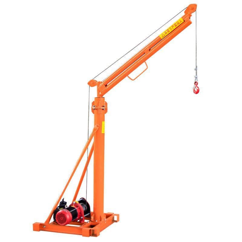 New Outdoor Crane Household 220V Construction Decoration Crane 180-Degree Lifting Machine Grain Brick Lifting