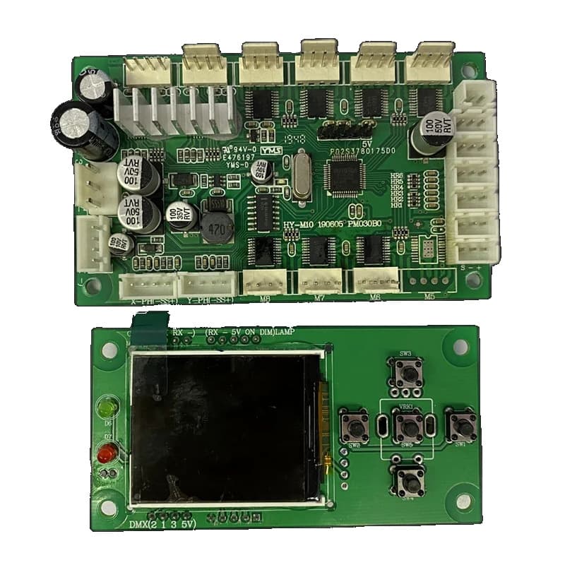 HY-M10 190605 PM030B0 Beam Moving Head Light Main Board 7R Main Board LCD Display Accessories Beam 7R
