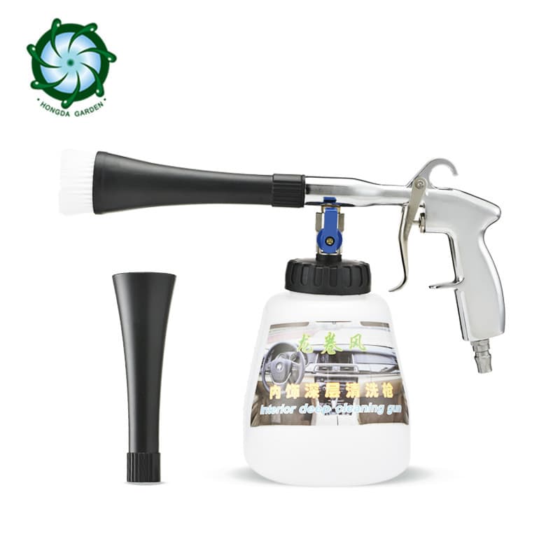 Tornado Cleaning Gun High Pressure Pneumatic Spray Gun Interior Cleaning Dust Blower Gun Car Ceiling Dry Cleaning Gun