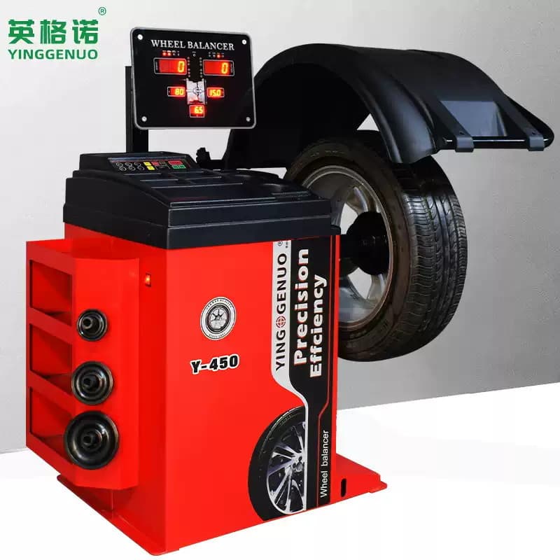 Ingenuo Car Wheel Balancer Tire Dynamic Balancing Machine Hub Steel Rim Auto Balance Y-450