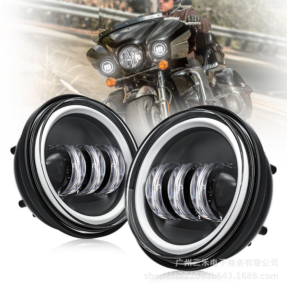 Fog Light for Harley Motorcycle 4.5 Inch LED Auxiliary Light 30W Motorcycle Fog Light