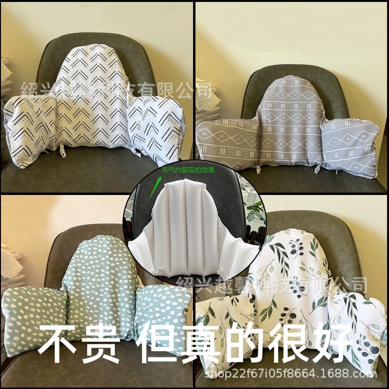 Baby Dining Chair Support Pad Cover Baby Feeding Chair Backrest Cushion Cover Includes Core Dining Backrest Pillowcase