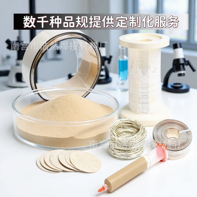 BAg72Cu28 Silver Brazing Foil, L308 Silver Copper Brazing Wire, BAg-8 Brazing Filler Metal Foil, Ultra-Thin Brazing Paste, Custom Manufacturer