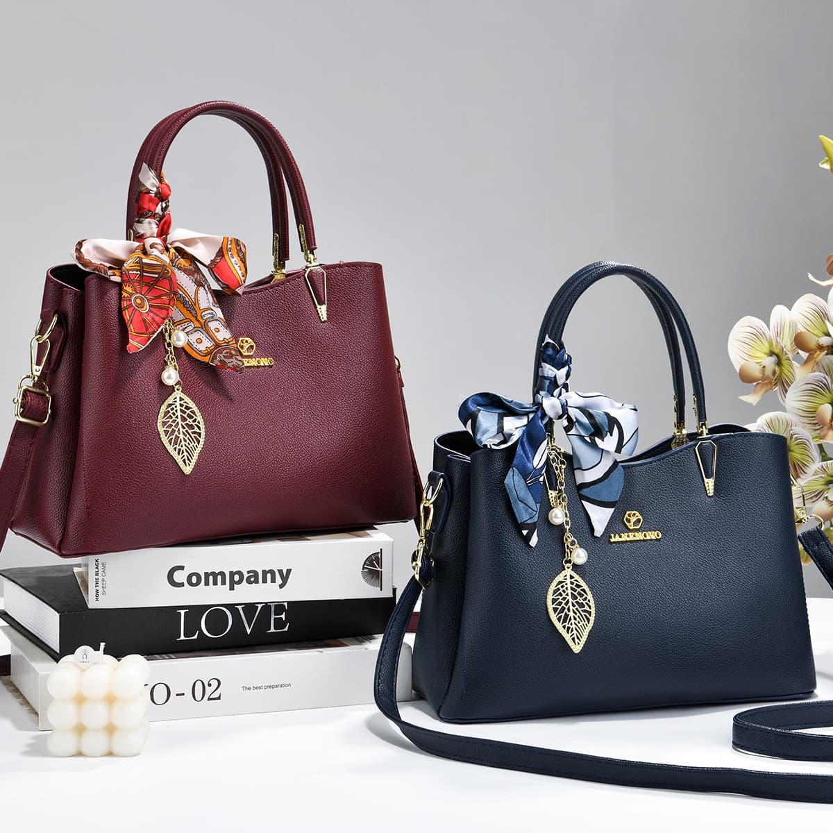 Bags for women 2026 new style soft leather bridal wedding bag large capacity light luxury temperament single shoulder silk scarf handbag for women