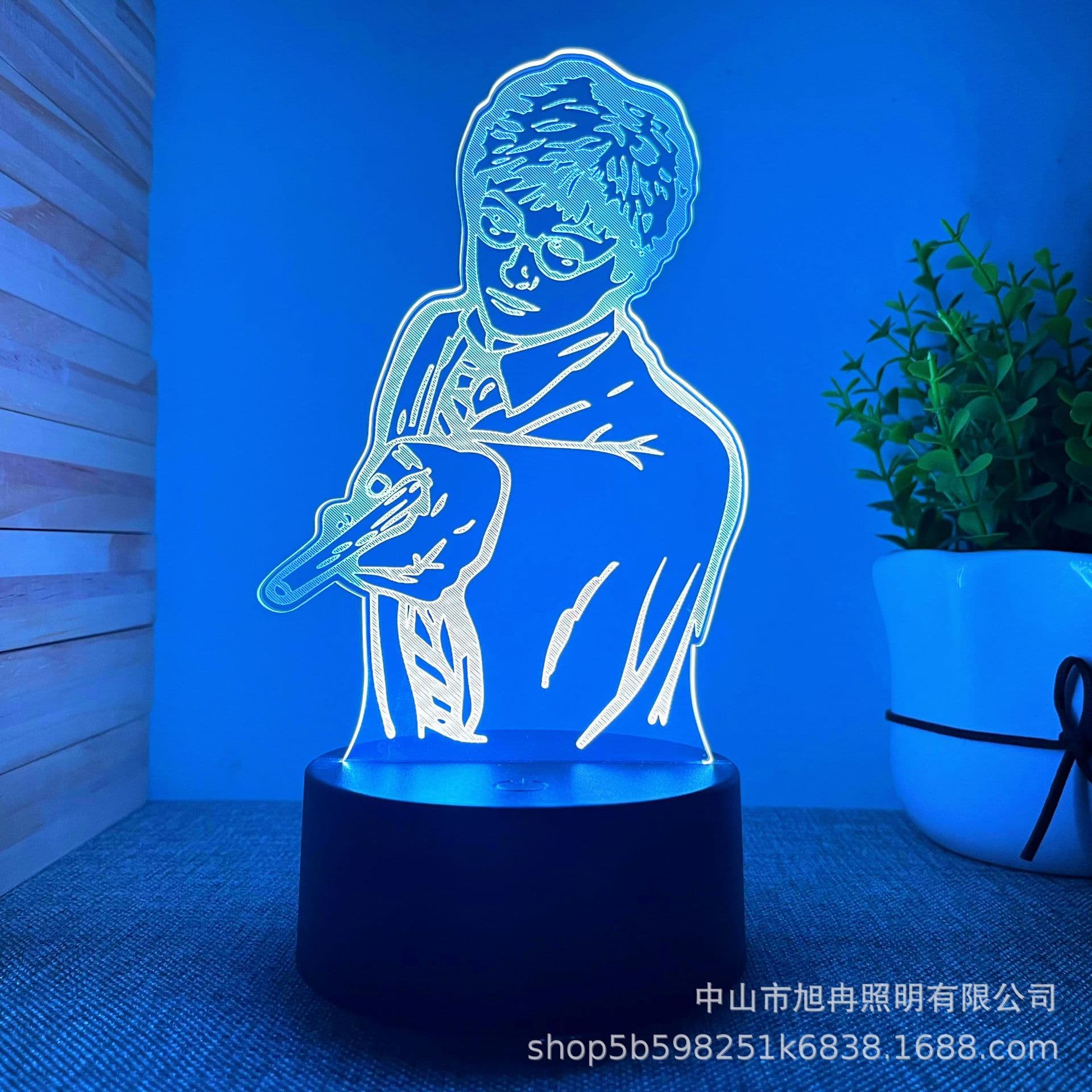 Cross-border 3D night light Harry Potter atmosphere light creative gift night light USB table lamp bedside lamp gift