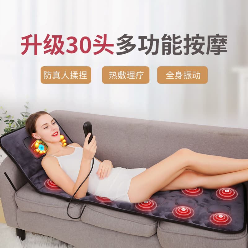 Neck Massager with Smart Heating, Full Body Massage Cushion, Multi-functional Cervical Massage Pillow for Back and Waist