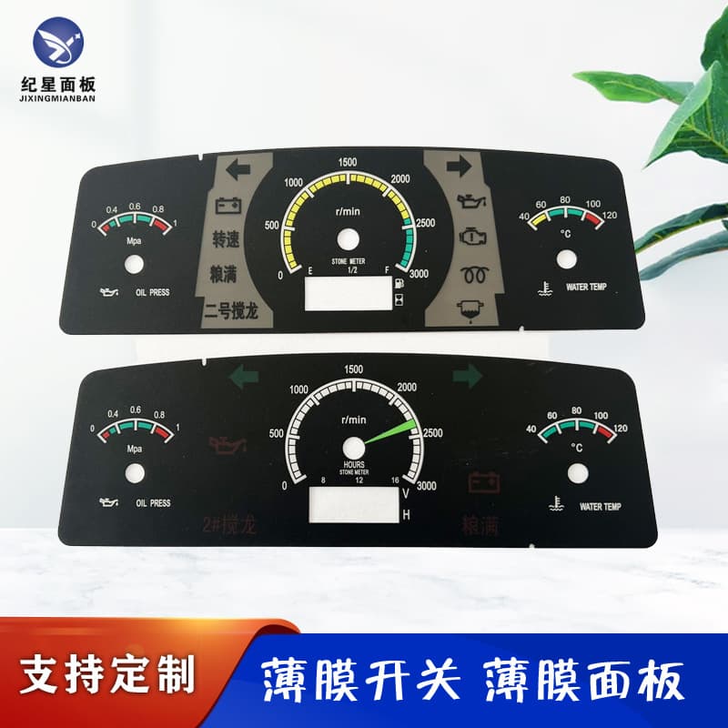 Electric Vehicle Speedometer Panel - Customizable Gauge Scale Panels and Display Instrument Processing for Various Models