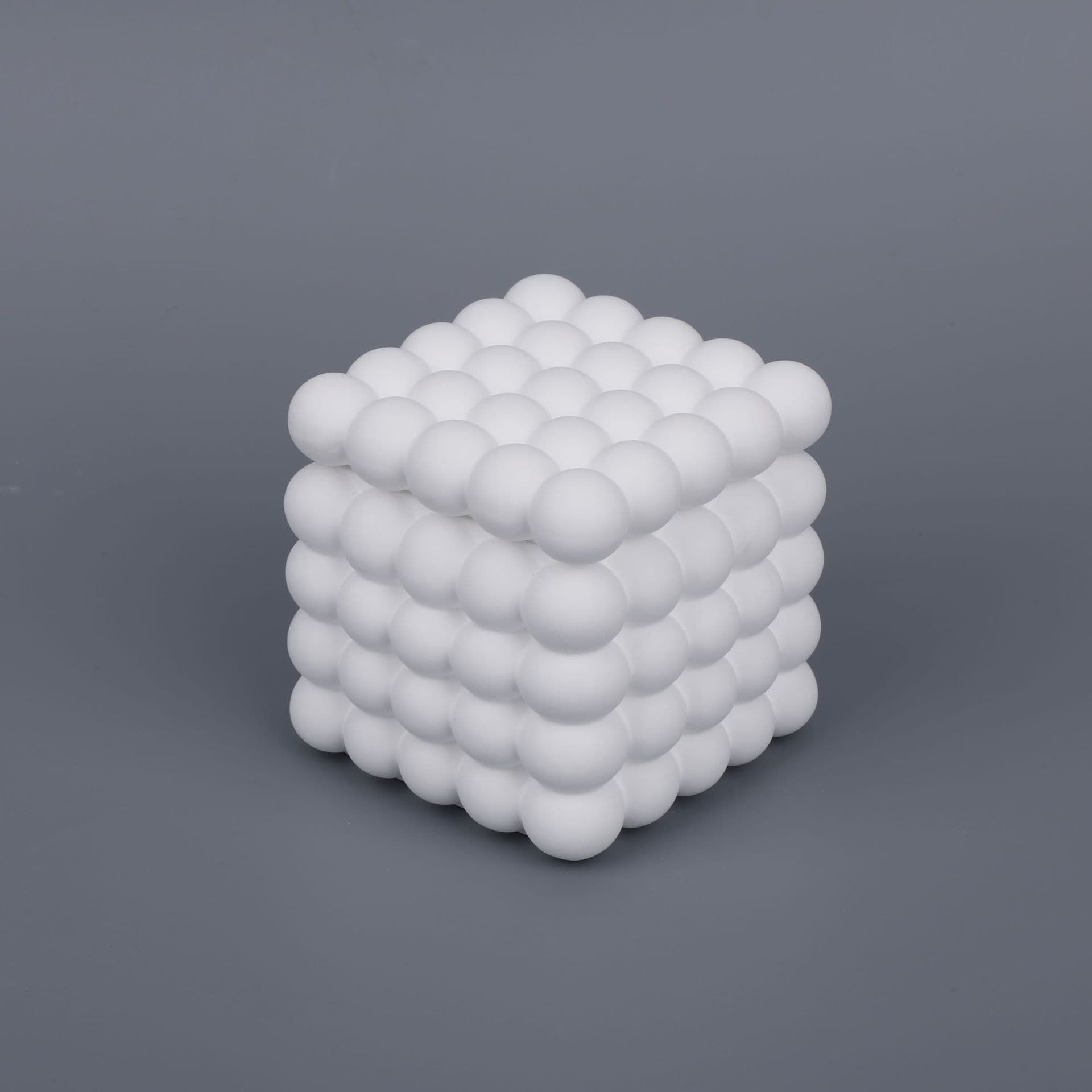 Manufacturer's creative simulated plaster Rubik's Cube shaped ornaments, suitable for both home and bedroom use, perfect as a holiday gift.