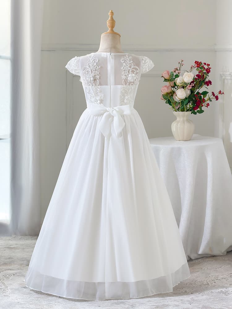Children's Chiffon Dress Piano Performance Outfit Girls High-end Birthday Flower Girl Dress Little Host June 1st Ceremony Long Dress