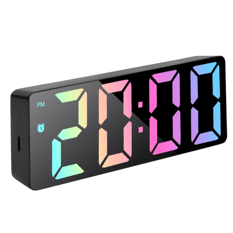 Cross-Border Best-Selling Simple Ins Multifunctional LED Electronic Clock Alarm Clock Student Desktop Digital Electronic Clock