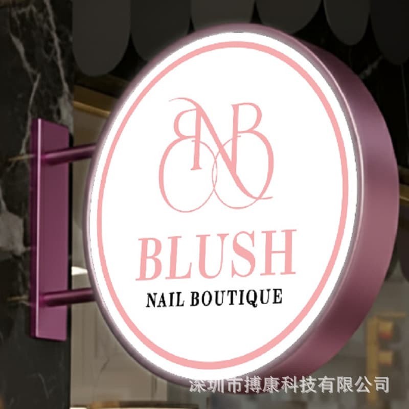 Cross-border e-commerce LED light box custom shop logo logo billboard outdoor sign acrylic luminous character