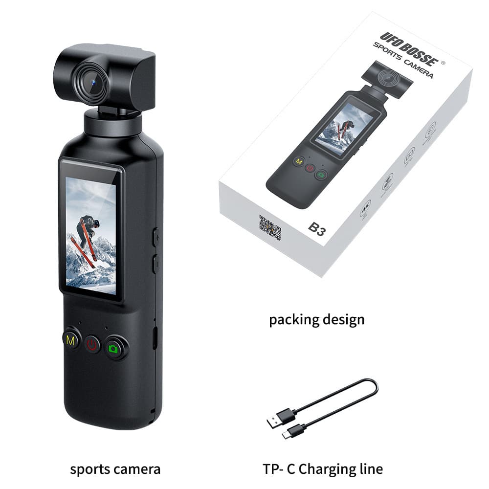 Cross-border X8 Pocket Sports Camera 4K HD Mini Handheld Camera Outdoor Camcorder WiFi Rotatable