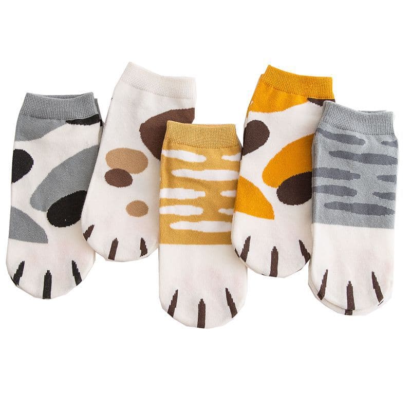 Bear Socks Women's Short Socks Crew Socks Fashion Boat Socks Cartoon Summer Pattern Student Cotton Breathable Pure Cotton Socks