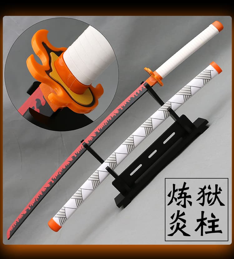 New Demon Slayer cos wooden sword, Zenitsu Zenitsu, Tanji, Purgatory, Anime performance props, cross-border