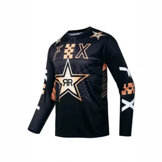 Motocross Star Fox MTB Motorcycle Sports Bike Off-Road City Riding Jersey Men's Long Sleeve