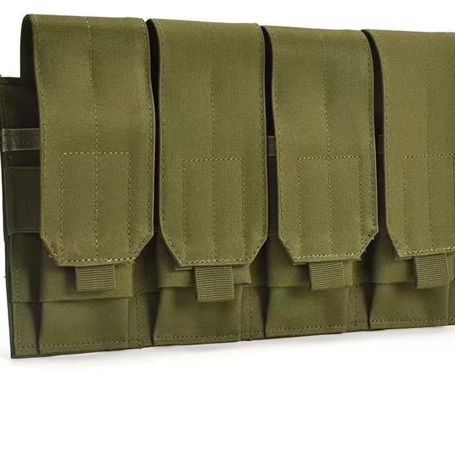 Outdoor Multi-functional Triple Magazine Vest Molle Storage Hanging Bag Attachment Tactical Magazine Equipment Bag