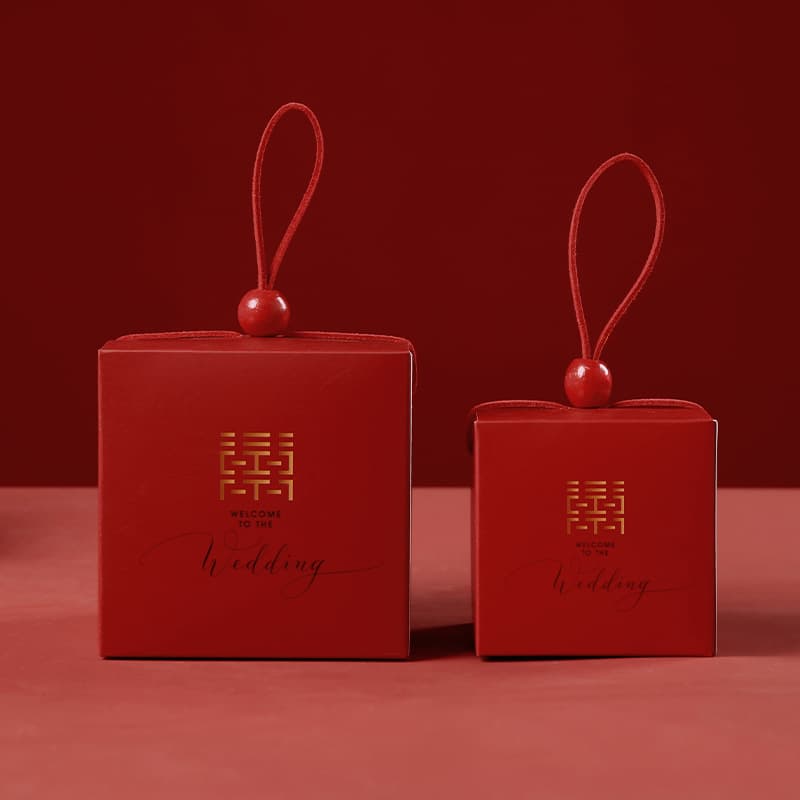Chinese-style Light Luxury Wedding Candy Box, New Chinese Style, Gift Box for Wedding Favors, Wholesale, Celebration Box, Xi Box
