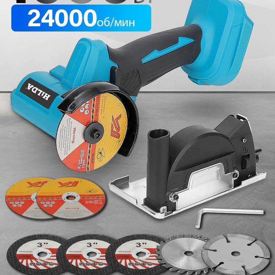 New 3-inch mini lithium-electric angle grinder multi-functional household cutting machine wireless hand electric saw grinder polishing