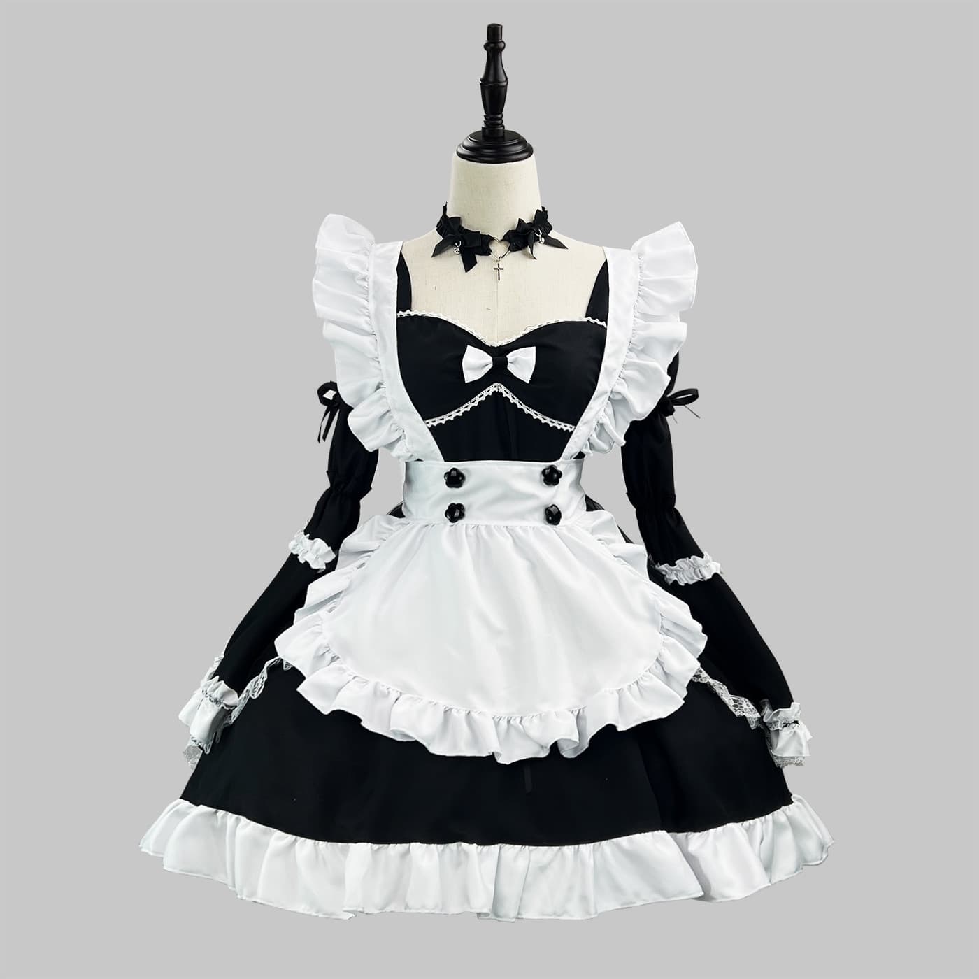 Original New Lolita Cute Maid Costume COS Performance Costume House Dance Internet Celebrity Live Broadcast Maid Costume Plus Size