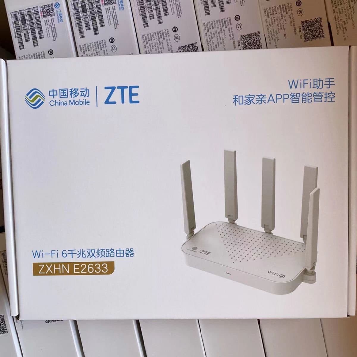 ZTE E2633 Mobile Router Gigabit E2638 Unicom Whole Home Mesh Networking WiFi 6 Compatible