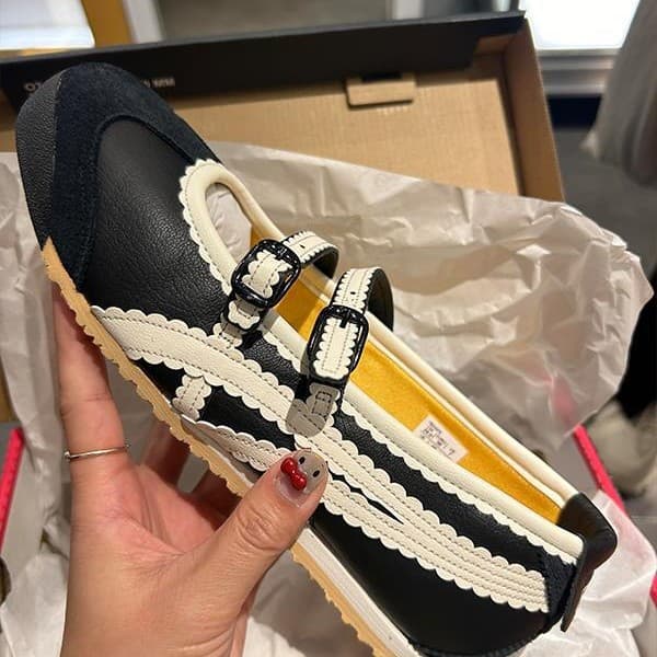Genuine Leather Ghost Tiger Ballet Flats Mary Jane Shoes Casual Sneakers German Training Shoes
