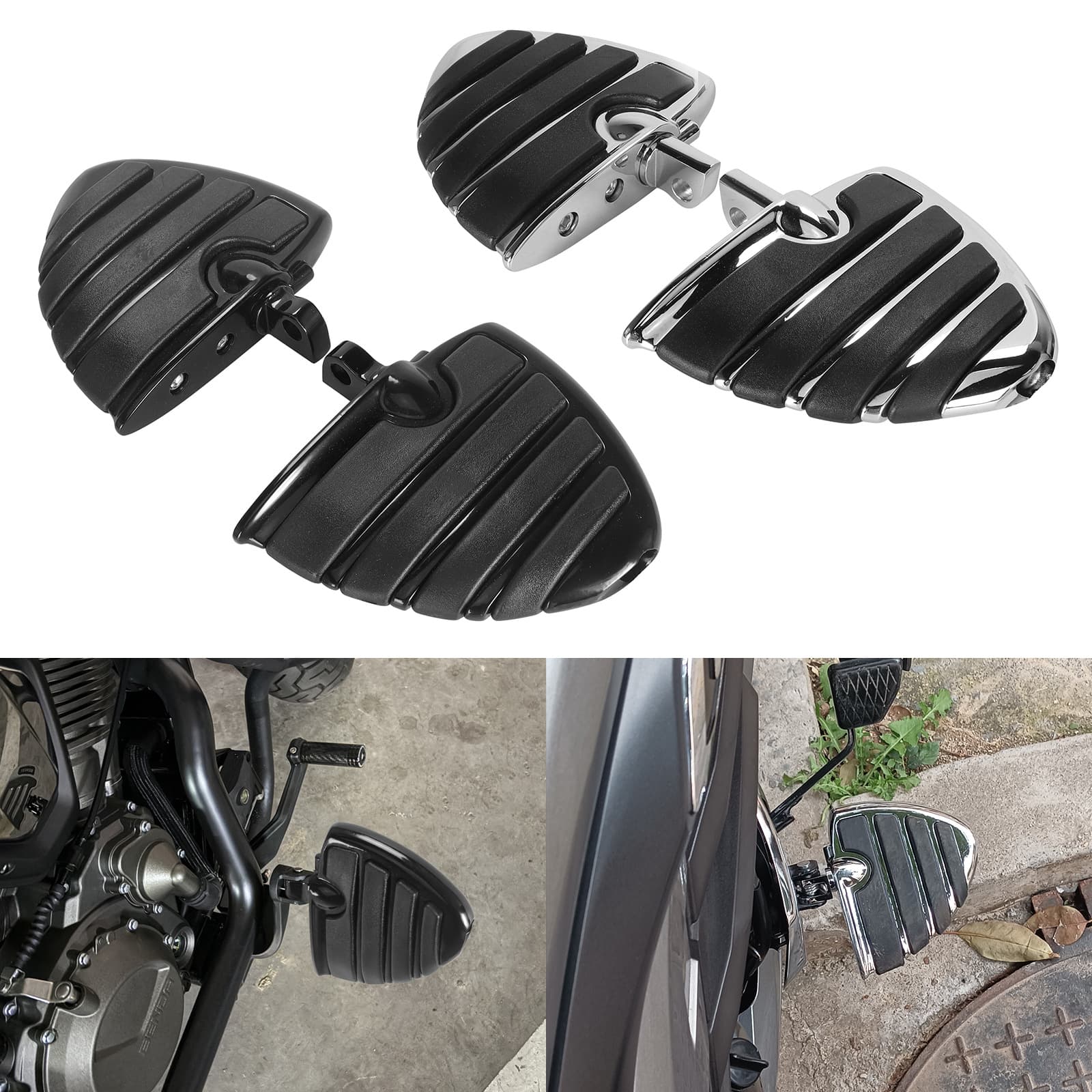 Harley Tough Guy XL883/1200 72 Fat Boy Dana Softail Road King Modified Front and Rear Pedals