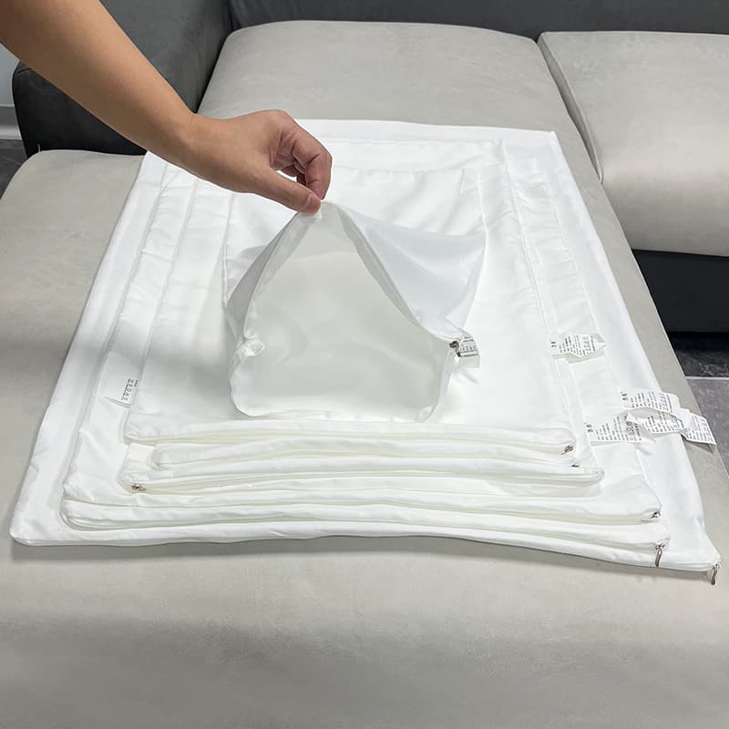 Wholesale Cotton Pillow Pillow Core Inner Cover Sofa Inner Cover Cushion Bag Lining Fabric Hotel Protection White Zipper Empty