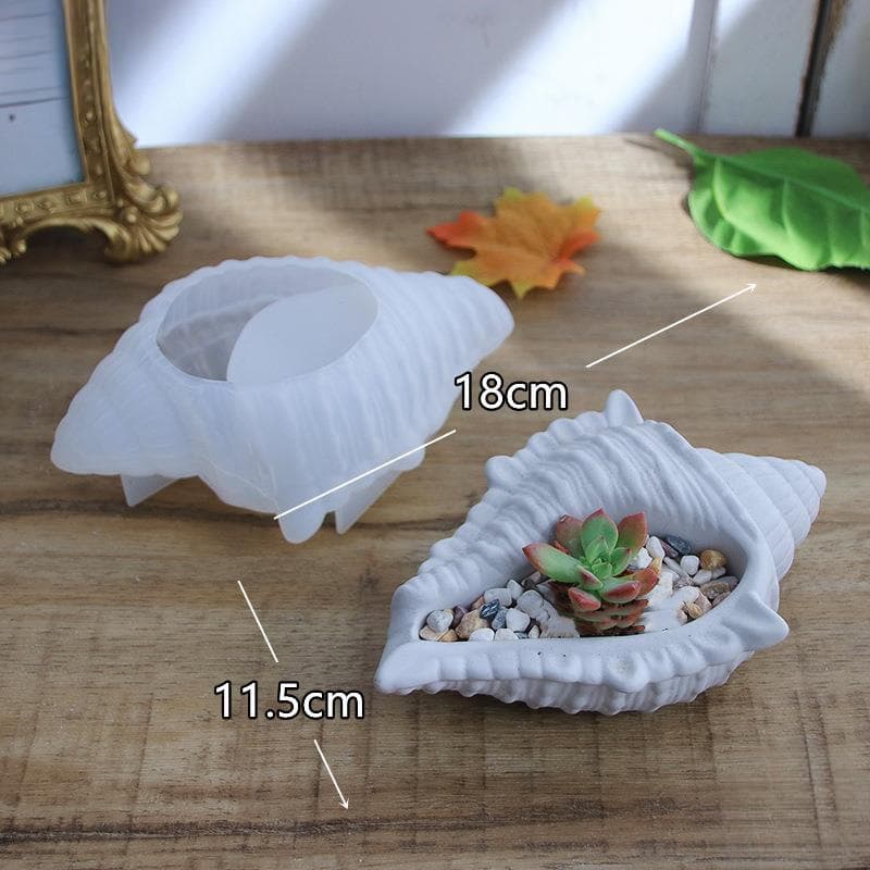 Epoxy Resin Cement Concrete Silicone Mold for Succulent Planters, Flower Pots, Pen Holders, Storage Jars, Mirror Plaster