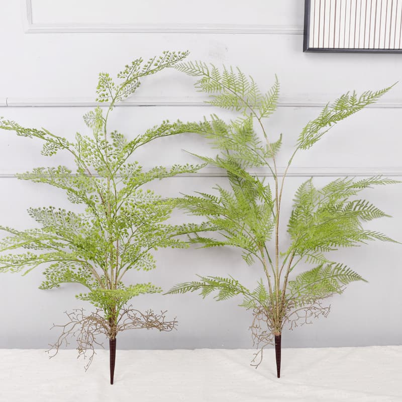 Artificial Fern Green Plant Bundle Indoor Garden Landscaping Wedding Decoration Display 12 Large Boston Fern Leaves