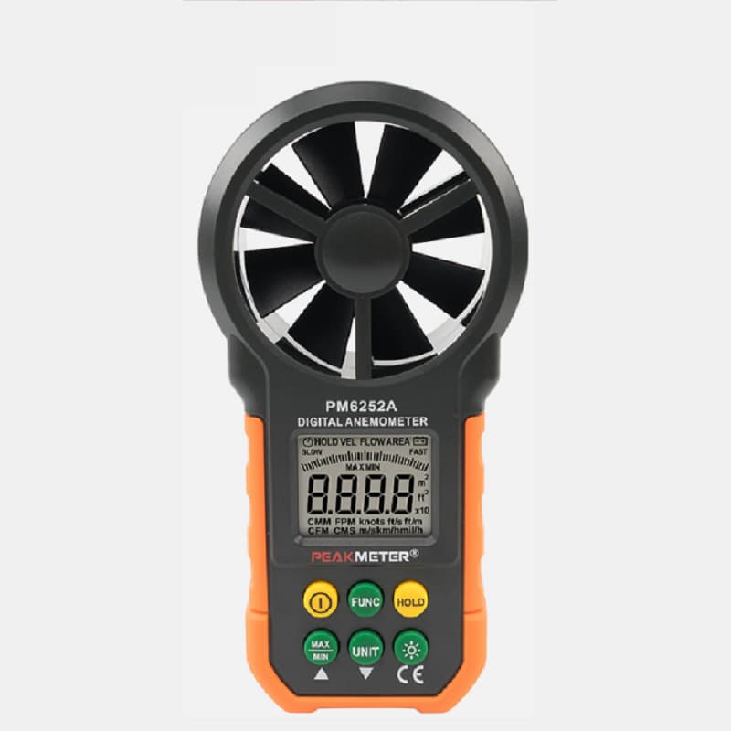 Huayi MS6252A Digital Anemometer Wind Speed and Airflow Tester Wind Gauge PM6252A