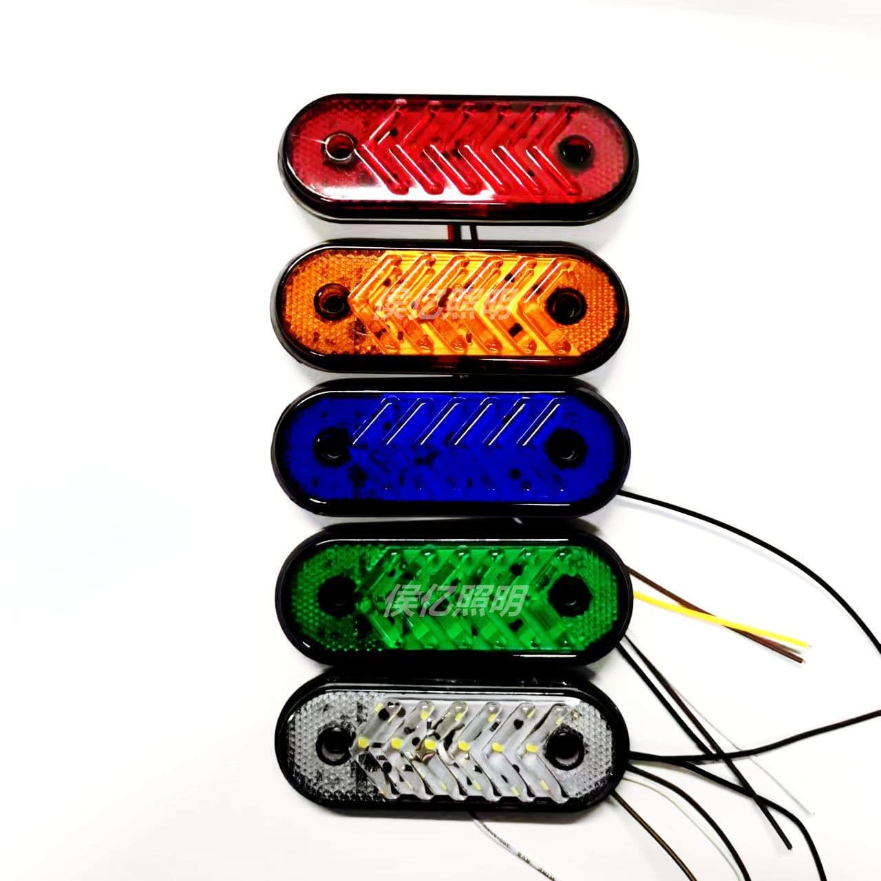 Export Truck Side Light, Truck Clearance Light, Foreign Trade Bus Body Light, Flowing LED Automotive Lamp