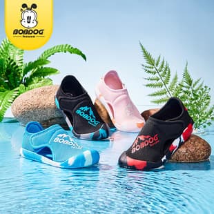 Babudou 2024 Summer New Children's Shoes, Toddler & Youth Fashion Versatile Closed-Toe Sandals, Boys & Girls Casual Beach Shoes
