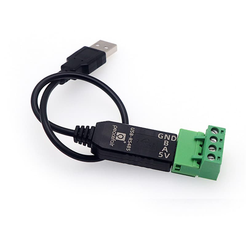 Peacefair Brand USB Extension Cable Interface Setting Instrument Serial Port RS485 Converter Conduit Connector