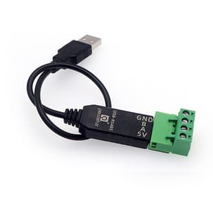 peacefair Brand USB Interface Meter Serial RS485 to Converter Wire Stainless Steel Waterproof