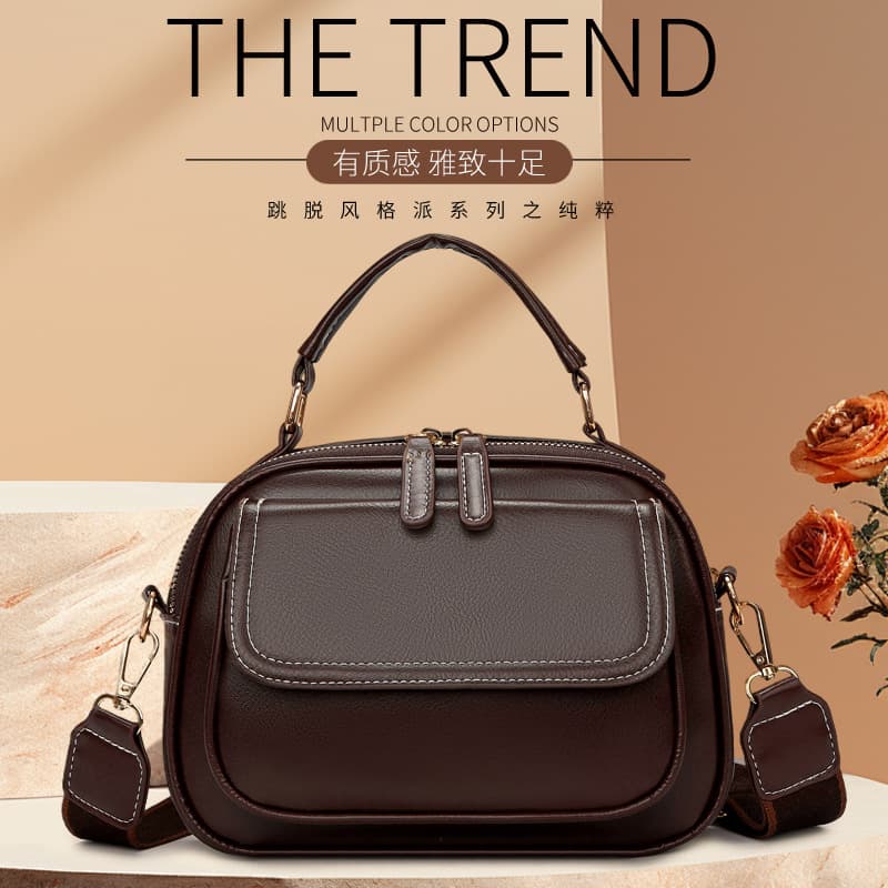 New trendy fashion handheld new product popular casual small bag women's crossbody bag middle-aged shoulder bag