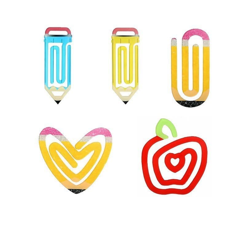 Creative new product DIY printing blank acrylic sublimation pin heat transfer acrylic decoration paper clip