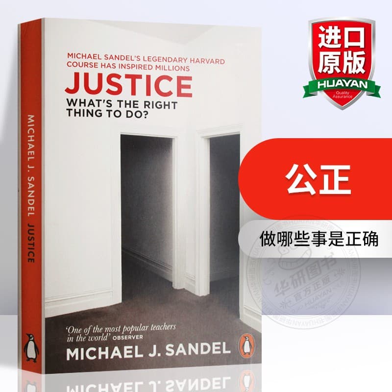 Genuine Justice Justice English Original Michael Sandel Open Class What's the Rig