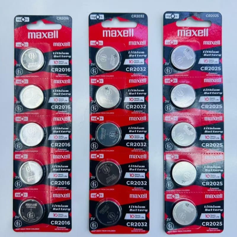 Maxell CR2032 CR2025 CR2016 CR1632 CR1620 1616 3V Battery
