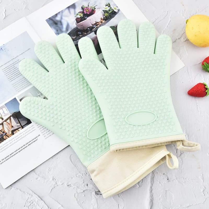 Factory Wholesale Silicone Heat-Resistant Gloves Creative Home Kitchen Oven Gloves Microwave Silicone Gloves
