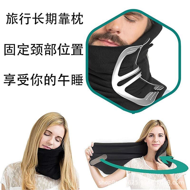 Travel Pillow Neck Support U-Shaped Portable Airplane Pillow Car Travel Pillow Office Nap