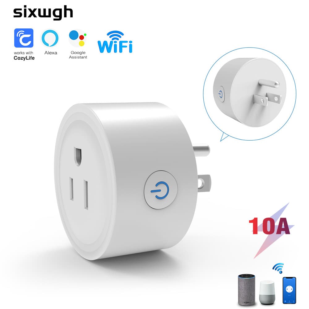 Smart US Standard Socket Cozylife WiFi Remote Control Voice Control Alexa Timer Count down Phosphor Copper Conductive Body