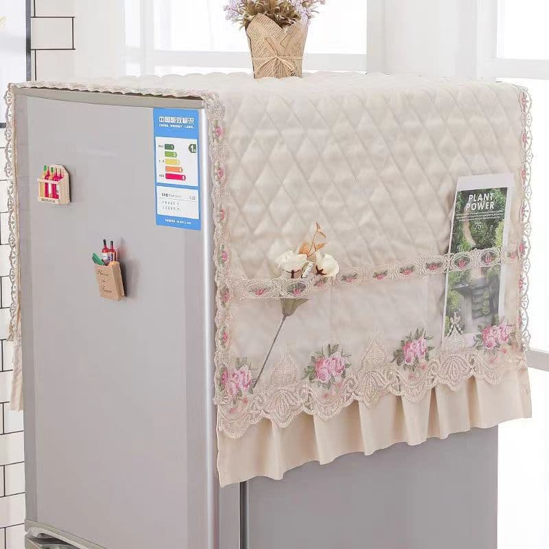 Refrigerator Dust Cover, Protective Cloth for Microwave Ovens, Washing Machines, and Single or Double Door Refrigerators