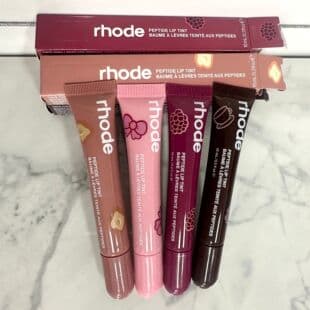 Cross-border Rhode Hailey Birthday Limited Edition Tinted Lip Gloss Lip Gloss Water Gloss Lip Glaze Moisturizing Ribbno/espresso