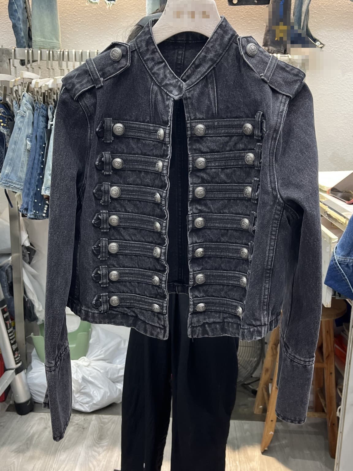 Cross-border Bestseller Palace-style Designer Denim Jacket Women 2026 Spring Autumn Short Versatile Jacket Heavy-duty Top Trendy