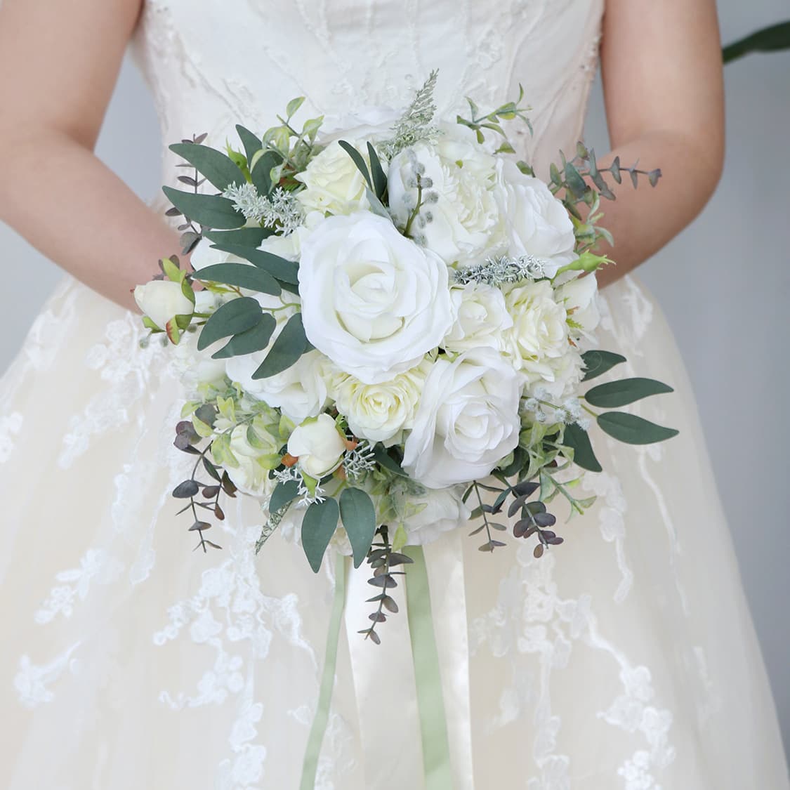 Forest-themed outdoor wedding bridal bouquet, artificial bouquet, wedding photography studio hand-held flower, Amazon factory store