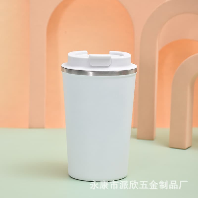 Cross-Border Insulated Cup 304 Stainless Steel Coffee Cup Simple Fashion Vacuum Portable Milk Cup Gift Box