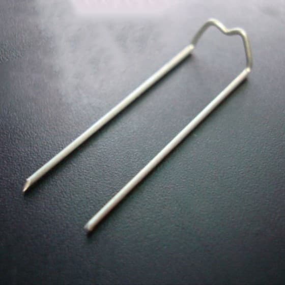 U-shaped Pin Flower Brooch M-shaped Pin for Floral Arrangement Fixation, Sewing Fork Pins Double Needles Manufacturer Direct Sales