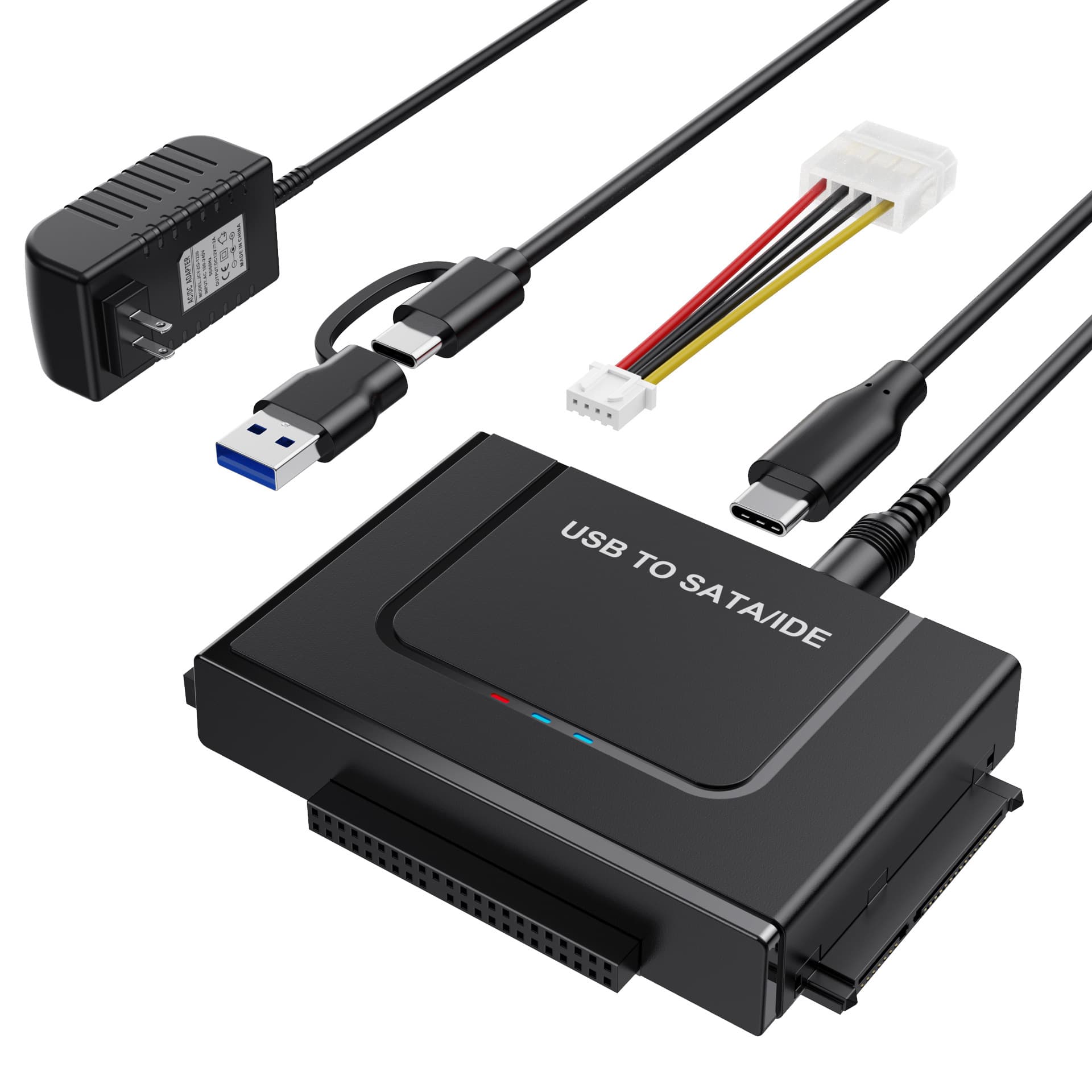 Type to SATA IDE hard drive adapter multifunctional three-in-one easy drive cable converter