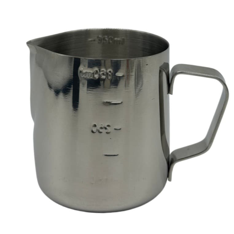 Retro nostalgic coffee utensils stainless steel latte art jar pointed mouth coffee latte art cup professional milk froth cup milk vat